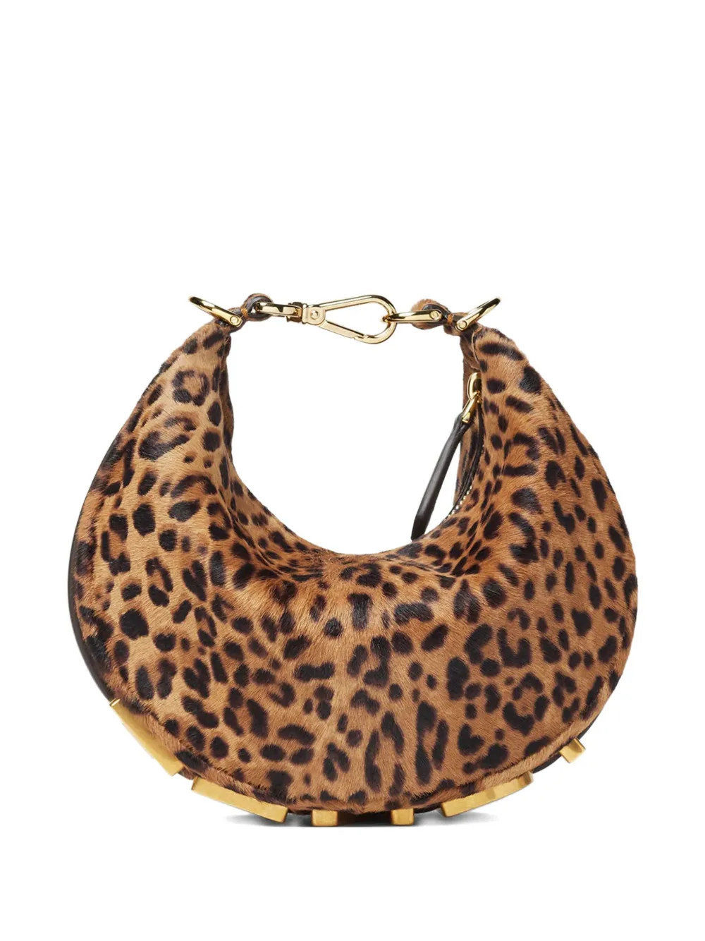 FENDI Mini Fendigraphy Leopard Print Shoulder Bag | Brown | FARFETCH CA | Farfetch Global