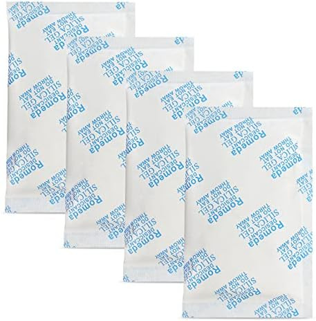 45 Pcs 5 Gram Silica Gel Packs, Transparent Desiccant, Desiccant Packets for Storage, Moisture Pa... | Amazon (US)