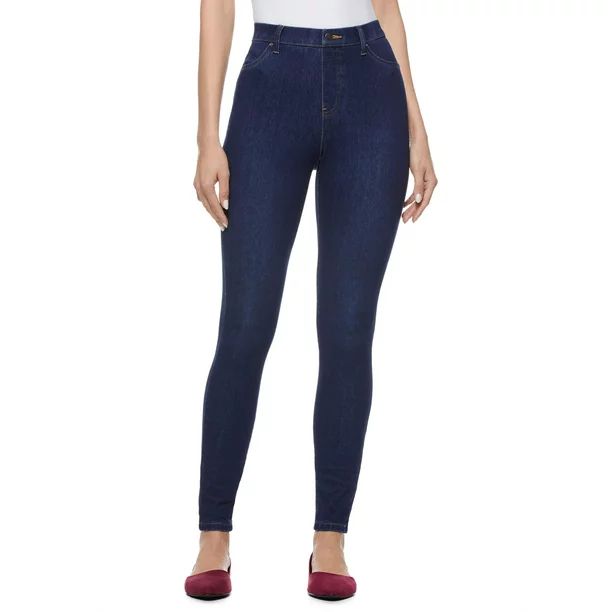 Time and Tru Women's High Rise Jeggings - Walmart.com | Walmart (US)