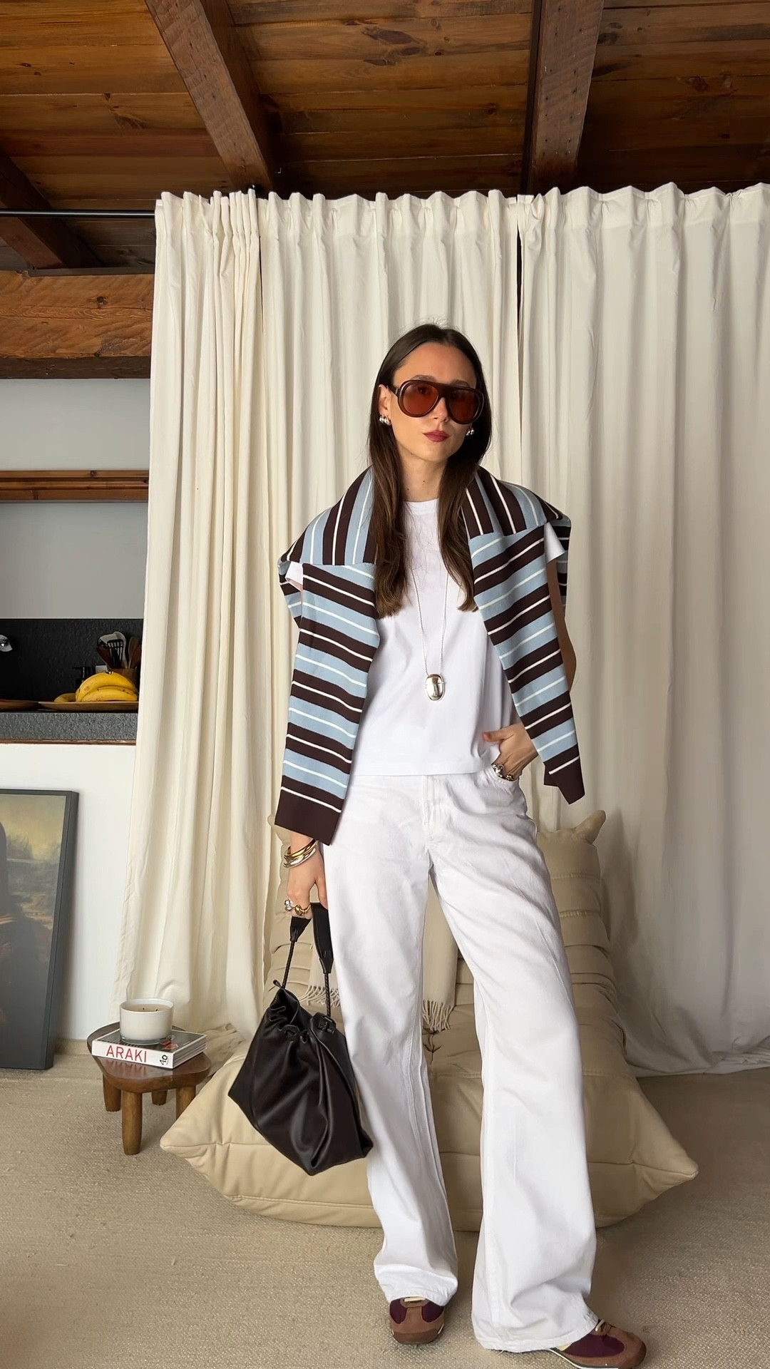 Stripes for fall 🐻🩵 #falloutfit #outfitinspo