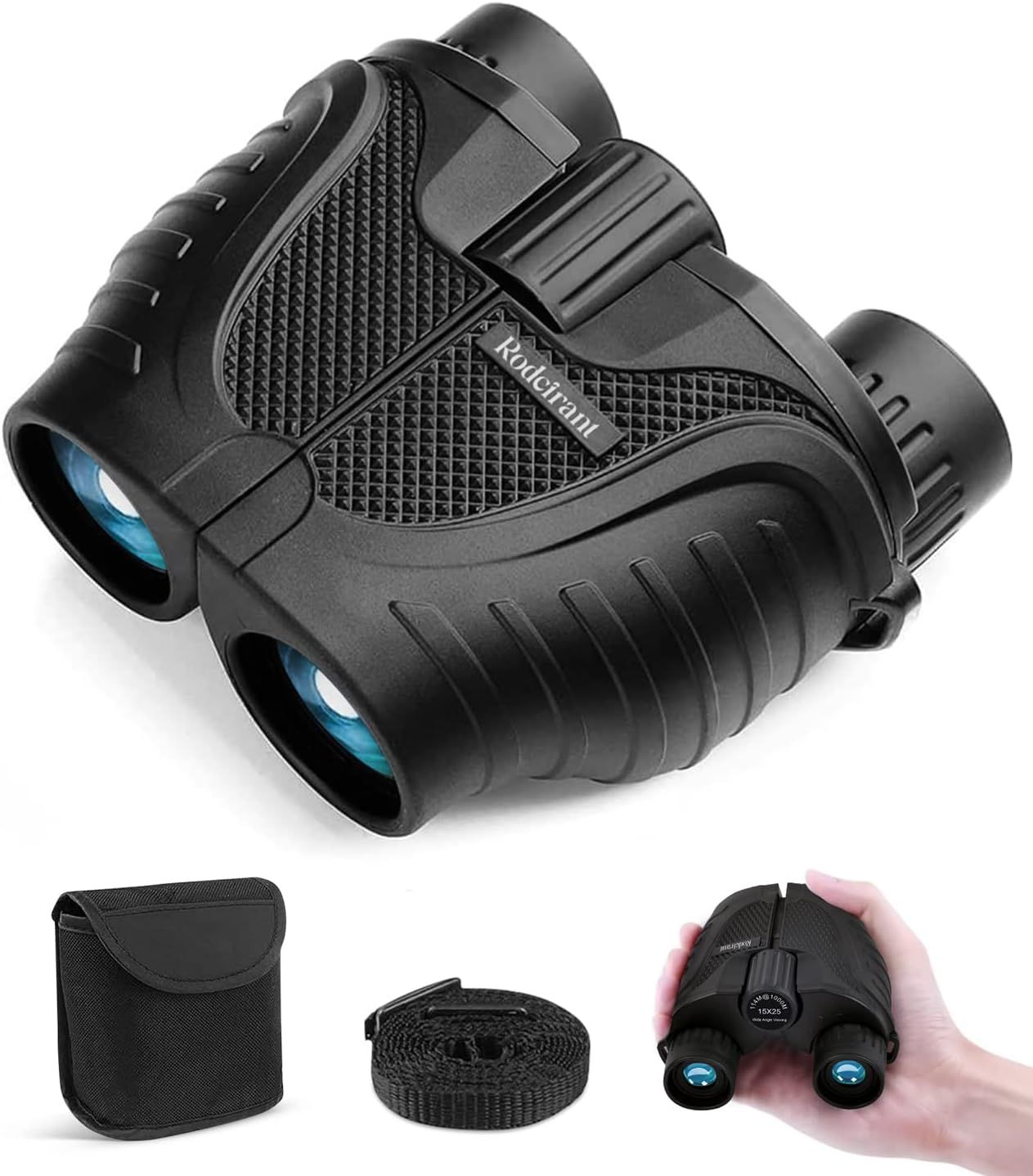 Binoculars 15x25 for Adults and Kids, High Power Easy Focus Binoculars with Low Light Vision, Com... | Amazon (US)