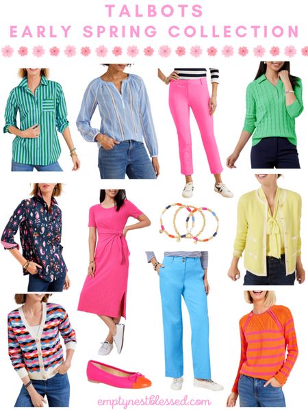 Talbots early spring collection is out and I love all the spring colors! Johnny collar sweaters, crisp button down shirts, midi dresses, cute cardigans. 

#LTKover40 #LTKSeasonal #LTKstyletip