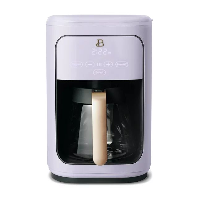 Beautiful 14-Cup Programmable Drip Coffee Maker with Touch-Activated Display, Lavender by Drew Ba... | Walmart (US)