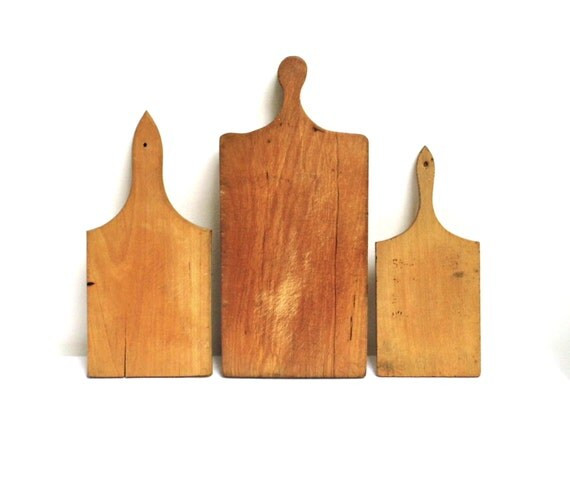 Vintage Wood Cutting Chopping Board Rustic Bread Cheese Onion Small Plate Wooden Serving Rustic Kitc | Etsy (US)