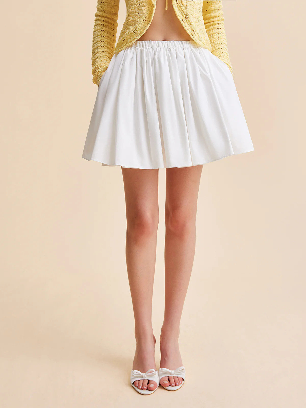 Cotton Pleated Skirt | Commense