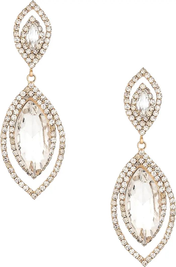 Large Crystal Drop Earrings | Nordstrom