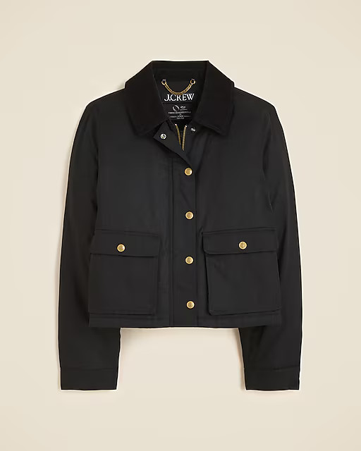 Cropped Barn Jacket™ in ripstop cotton | J. Crew US