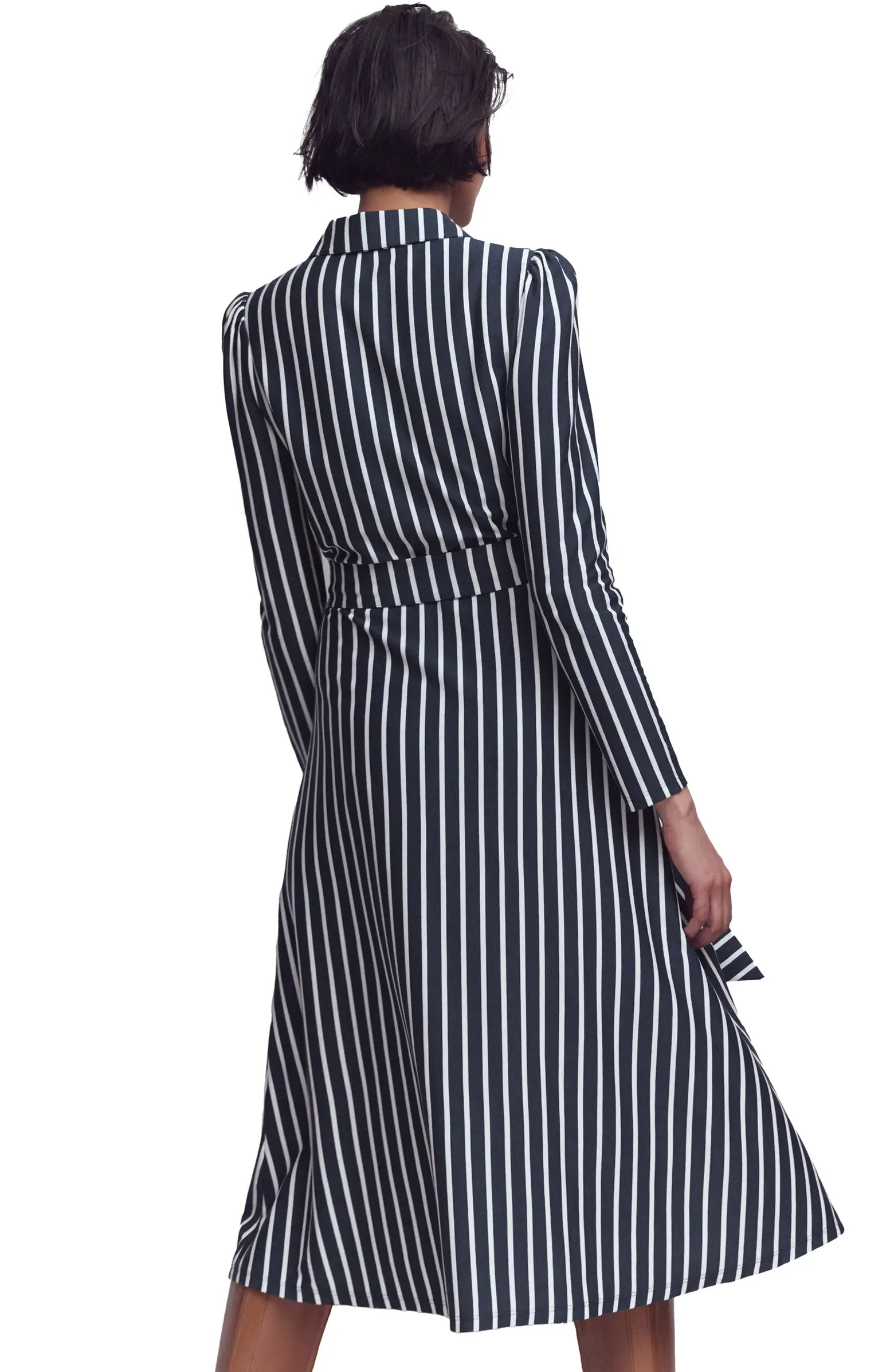 Imogen Stripe Long Sleeve Jersey Dress | Nordstrom