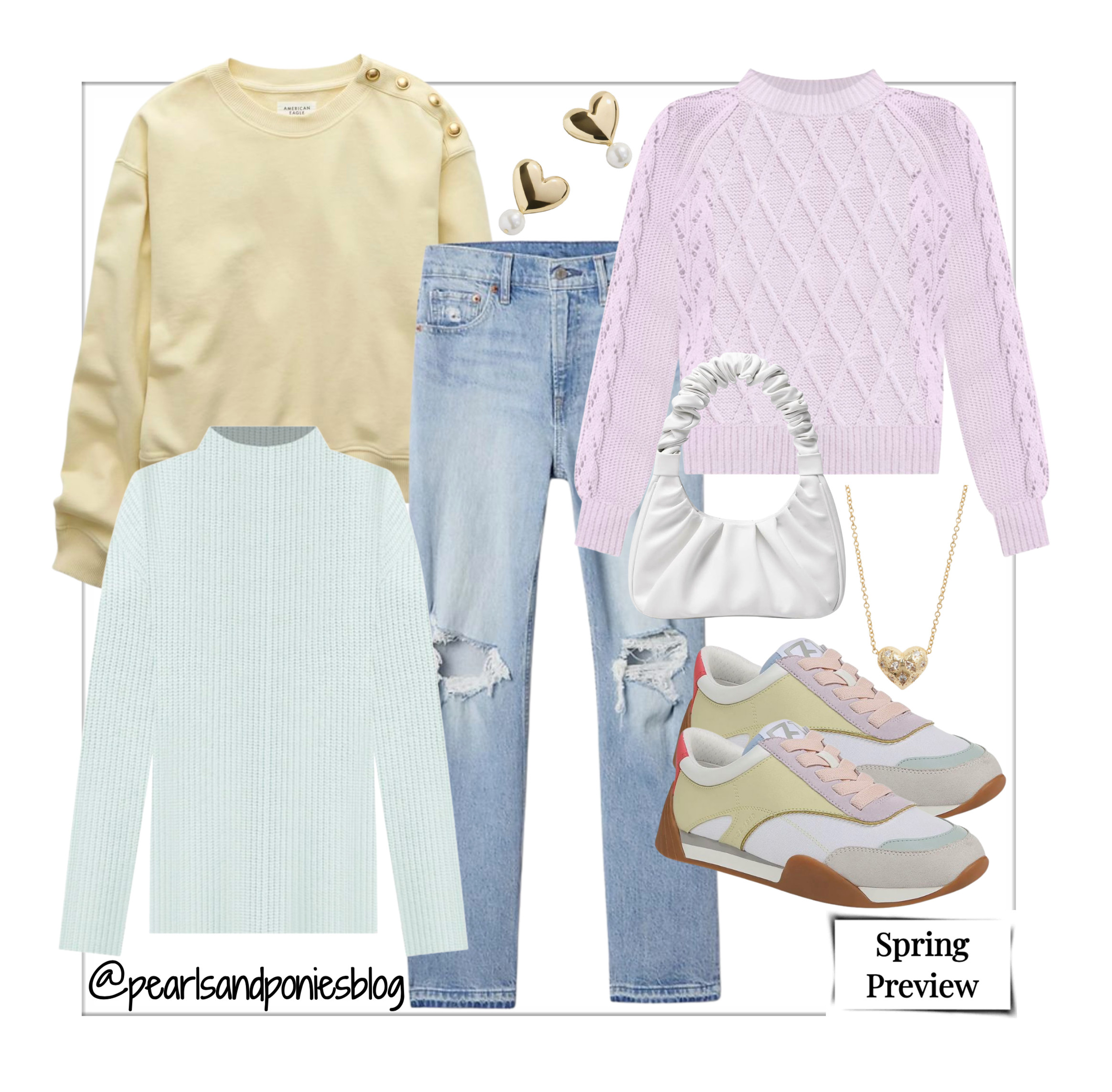 Spring preview outfit - when it's still winter, but with a touch of spring colors 🌸🌷🌼
 

#LTKShoeCrush #LTKFindsUnder50 #LTKFindsUnder100