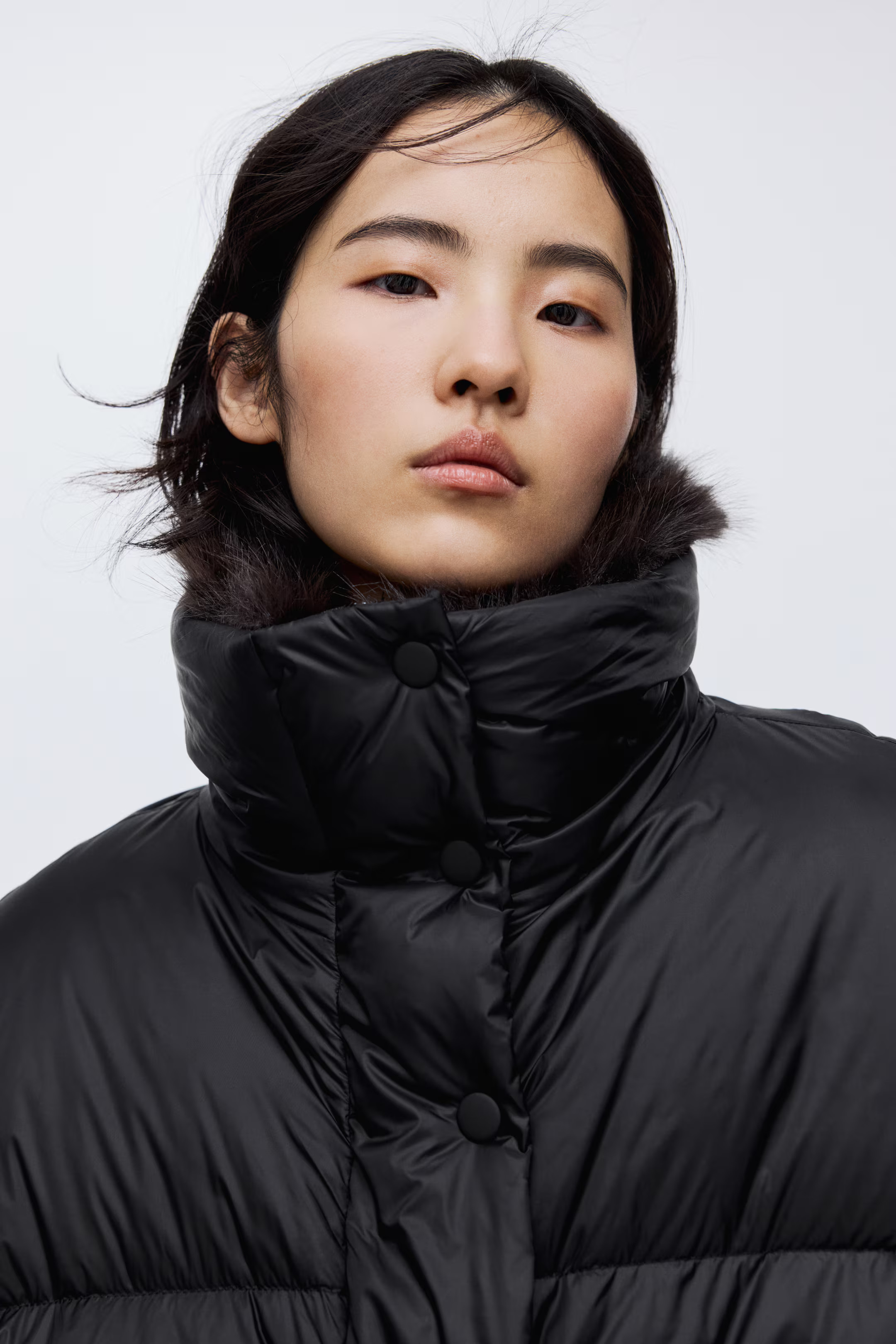 Down puffer jacket - Schwarz - Ladies | H&M AT | H&M (DE, AT, CH, NL, FI)