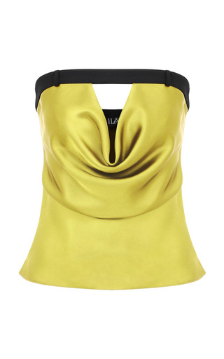 Tina Strapless Satin Top | Moda Operandi (Global)