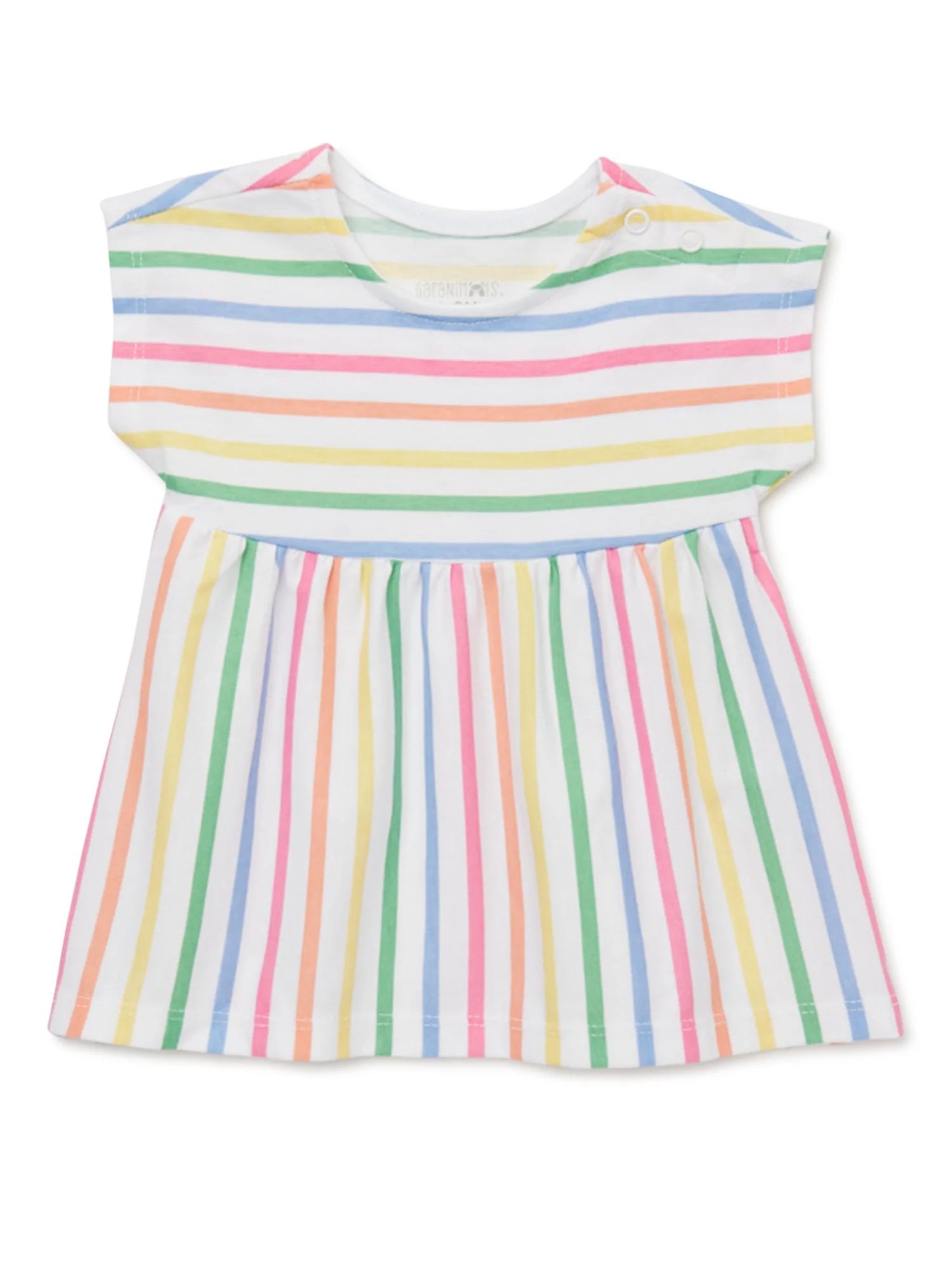 Garanimals Baby Girl Stripe Dolman Tunic Top, Sizes 0-24 Months - Walmart.com | Walmart (US)