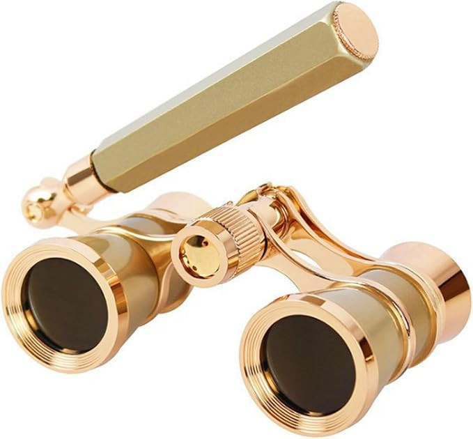 Opera Glasses Binoculars, Theatre Binoculars, 3X25, Metal Material, Vintage and Refined, with Adj... | Amazon (US)