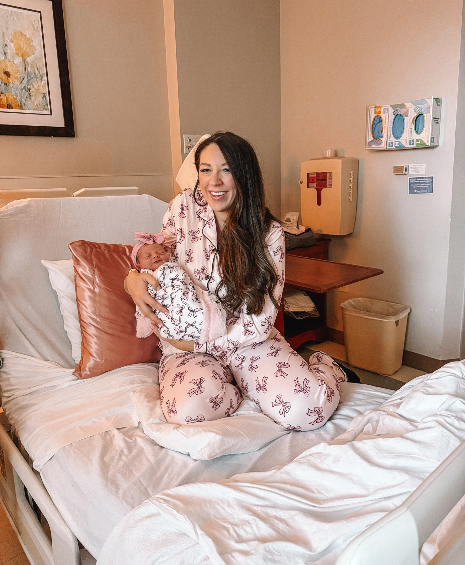 Matchy time with baby girl! My PJs are from a TikTok shop so I linked similar options for you! 

#LTKFamily #LTKBaby #LTKBump