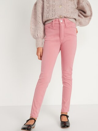 Extra High-Waisted Rockstar 360&#176 Stretch  Super Skinny Jeggings for Girls | Old Navy (US)