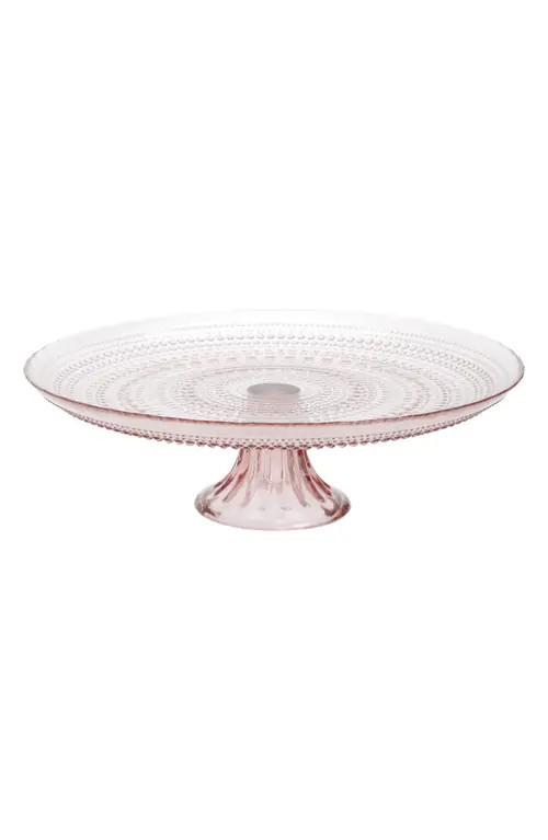 Fortessa Jupiter Glass Cake Stand in Pink at Nordstrom | Nordstrom