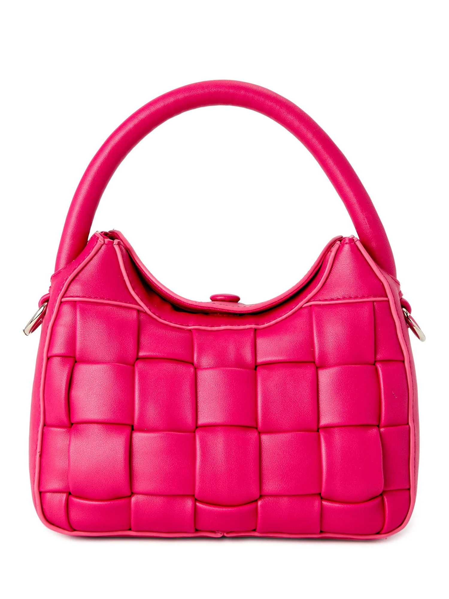 No Boundaries Women's Woven Top Handle Handbag - Walmart.com | Walmart (US)