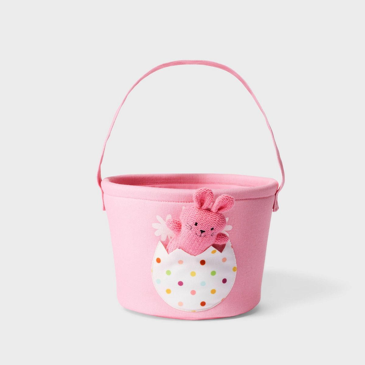 Character in Pocket Easter Basket Pink Bunny - Spritz™ | Target