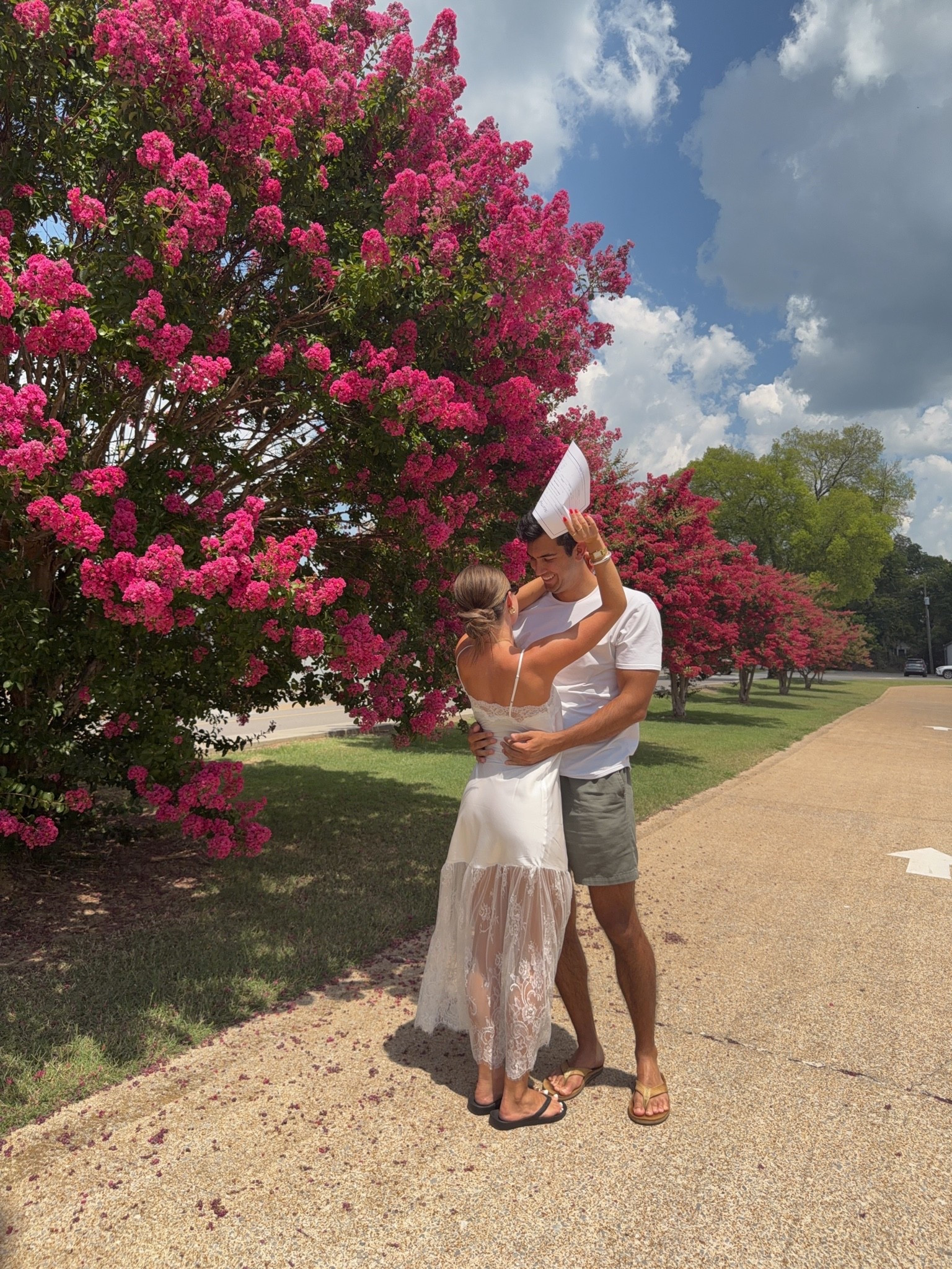 Size S in the dress & my true size in the flip flops! The dress is perfect for bachelorette parties, bridal showers or elopement!

#LTKootd #LTKWedding