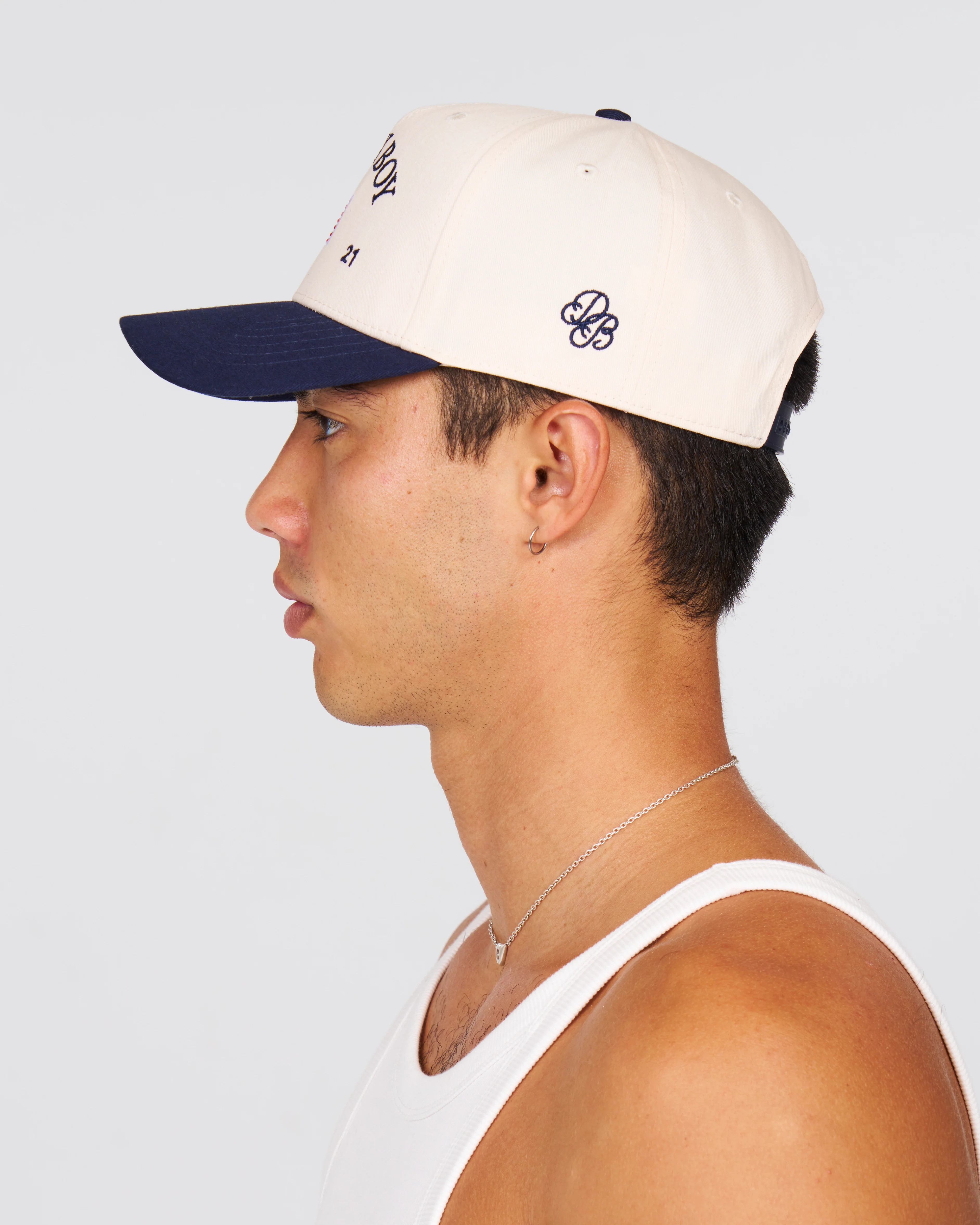 Heritage Trucker Hat - Navy | Dairy Boy