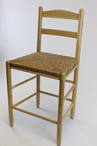 Dixie Seating Penrose Wood Ladderback Counter Stool No. 1224W Natural | Amazon (US)