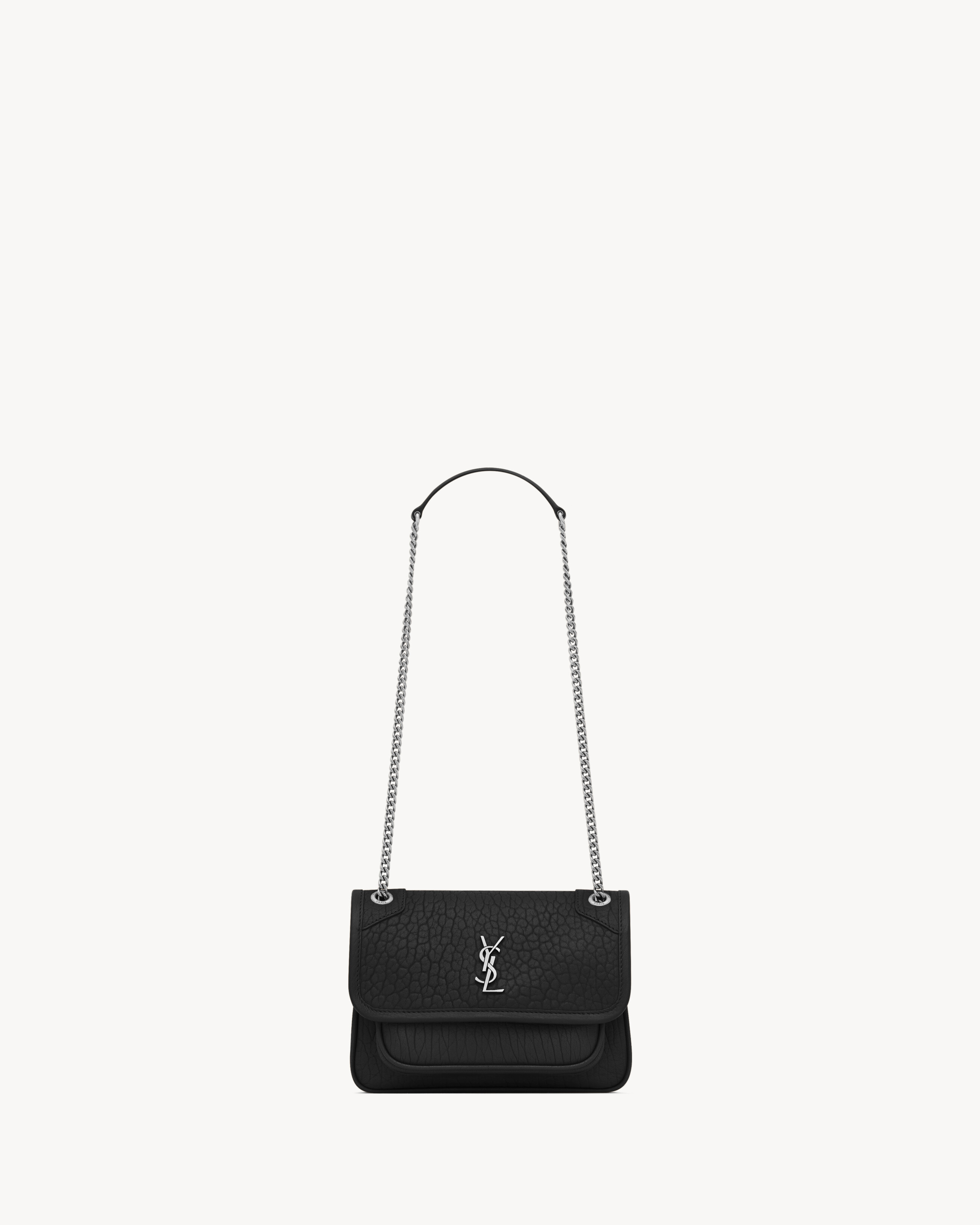 Saint Laurent Niki Mini In Grained Lambskin - Black - Women - One Size | Saint Laurent Inc. (Global)
