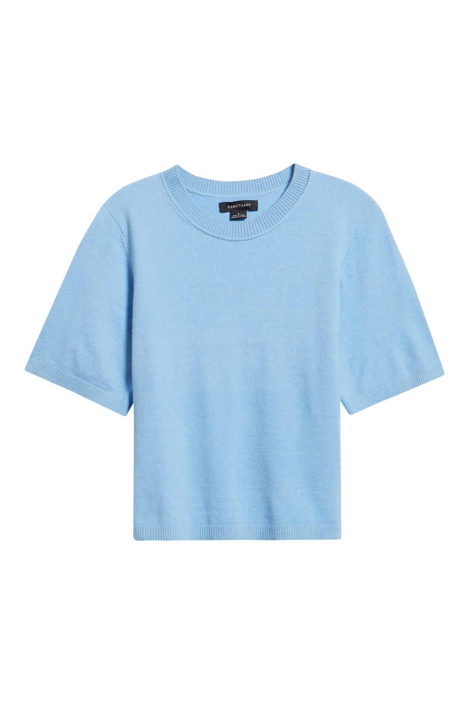 Perfect Tipped Short Sleeve Sweater (Women) | Nordstrom | Nordstrom