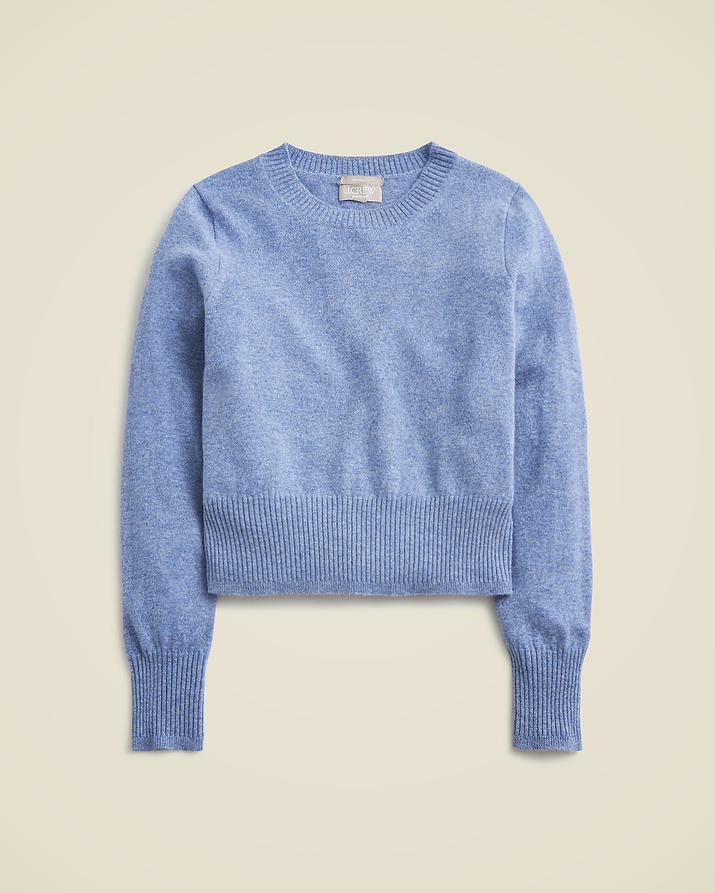 Cashmere shrunken crewneck sweater | J. Crew US