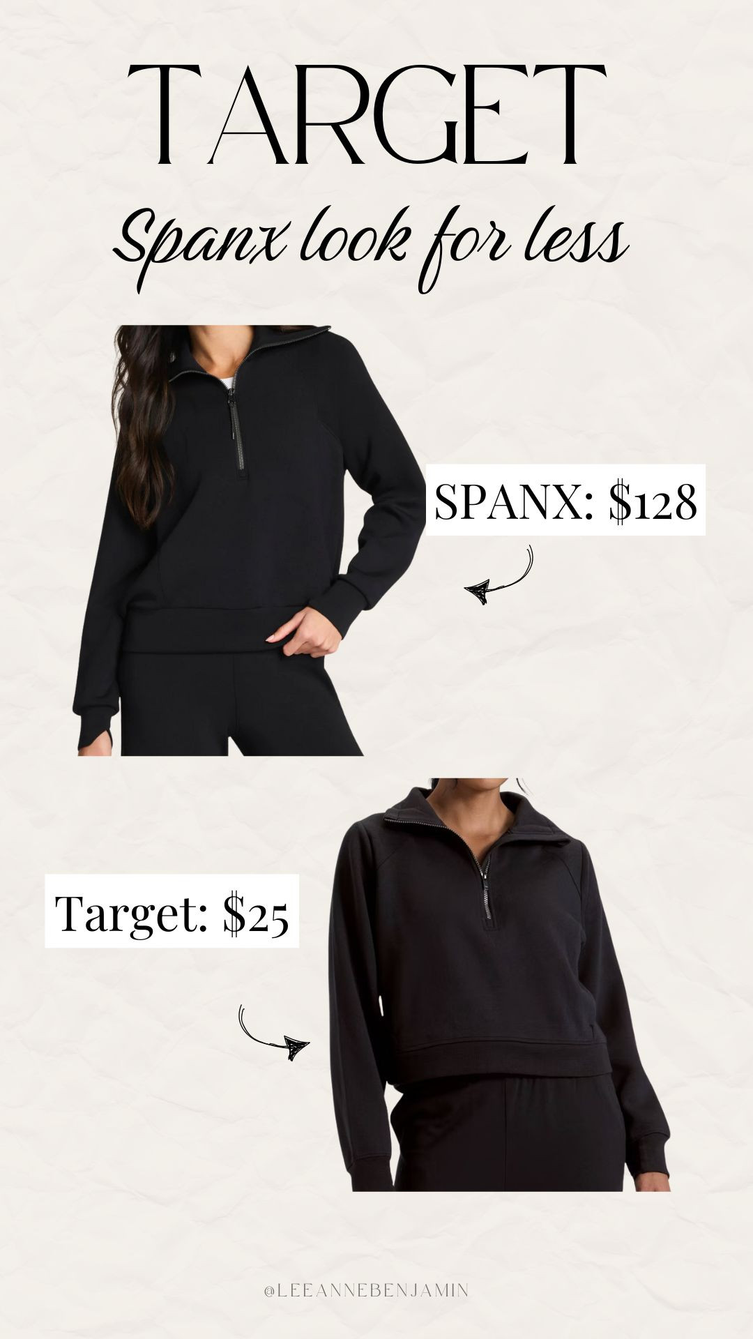 Spanx or Target? Best look for less pullover!  

 #LTKdayinmylife #LTKmomlife #LTKActive