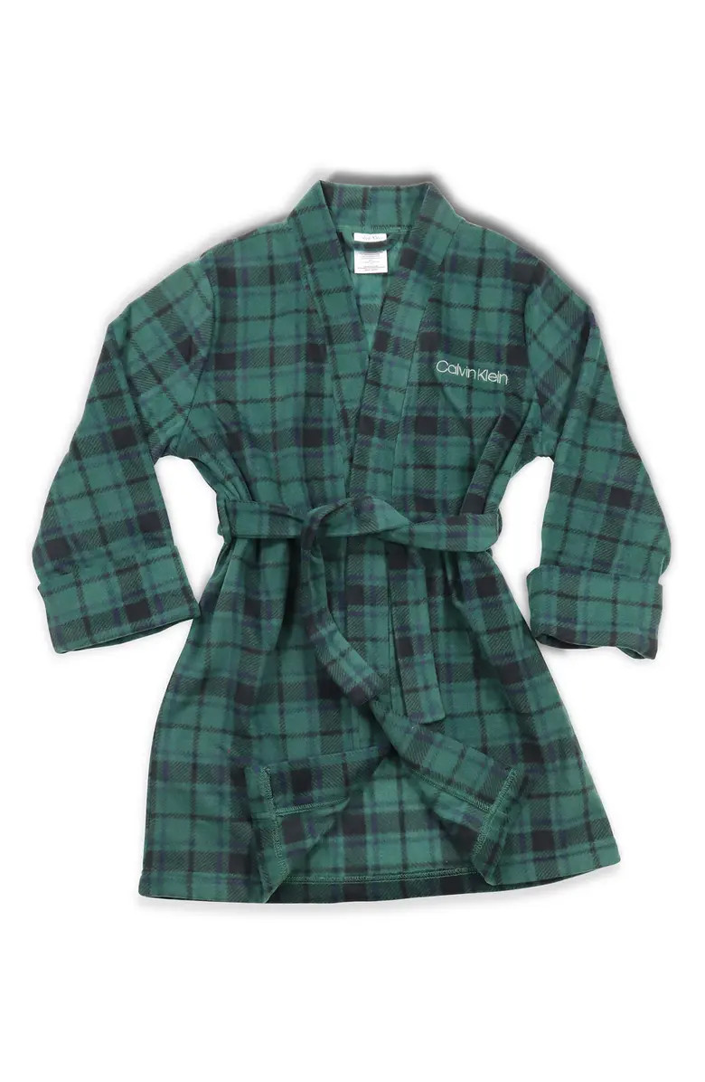 CALVIN KLEIN Cozy Plaid Robe | Nordstromrack | Nordstrom Rack