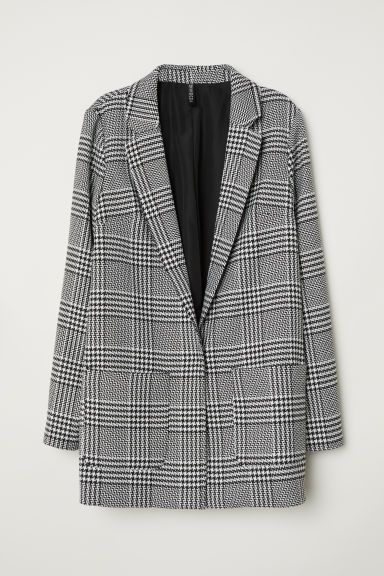 H & M - Pattern-weave Jacket - White | H&M (US)