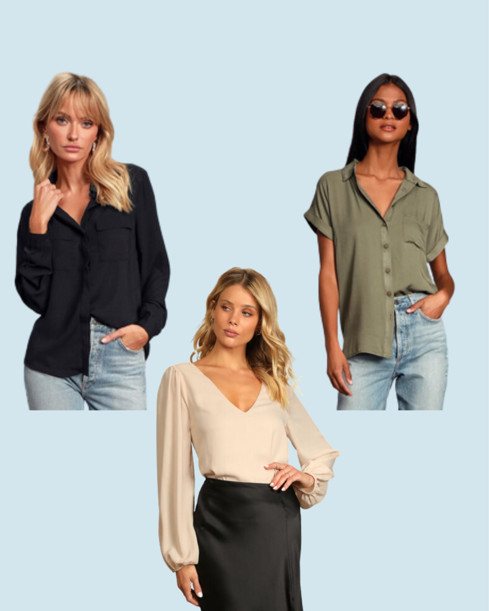 Every time someone asks where I got what I’m wearing it’s from Lulus! Check out these beautiful shirts

Fashion, outfit, spring fashion, summer fashion

#LTKtravel #LTKeurope #LTKstyletip