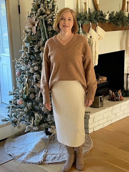 Very cozy and soft outfit for the holiday season. On sale at Target today and you can get both pieces for under $35

#LTKfindsunder50 #LTKCyberWeek #LTKstyletip
