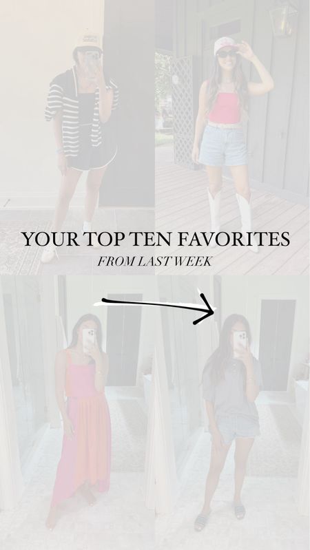 Your top ten favorites from last week! 

Dressupbuttercup.com

#dressupbuttercup 

#LTKSaleAlert #LTKStyleTip #LTKFindsUnder100