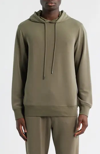 Daniel Buchler Supersoft Hoodie in Olive at Nordstrom Rack, Size Large | Nordstrom Rack