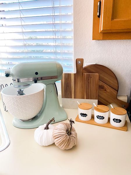 All your Fall Kitchen Essentials! 
I am really diggin on the marble cutting board, it was made very, very well. That round one is pretty good also. I’ve had my KitchenAid for almost two years now and I love it. I highly recommend if you do not already own. This pistachio color is so gorgeous, plus it’s just a great seasonal feel. My sugar bowl set is another purchase I am satisfied with. You get so many uses out of them, and they can be used for pretty much anything. 

Price ranges: $18-$450 
#founditonamazon #amazonfinds #kitchengoods #fallkitchen 

#LTKHoliday #LTKhome #LTKSeasonal