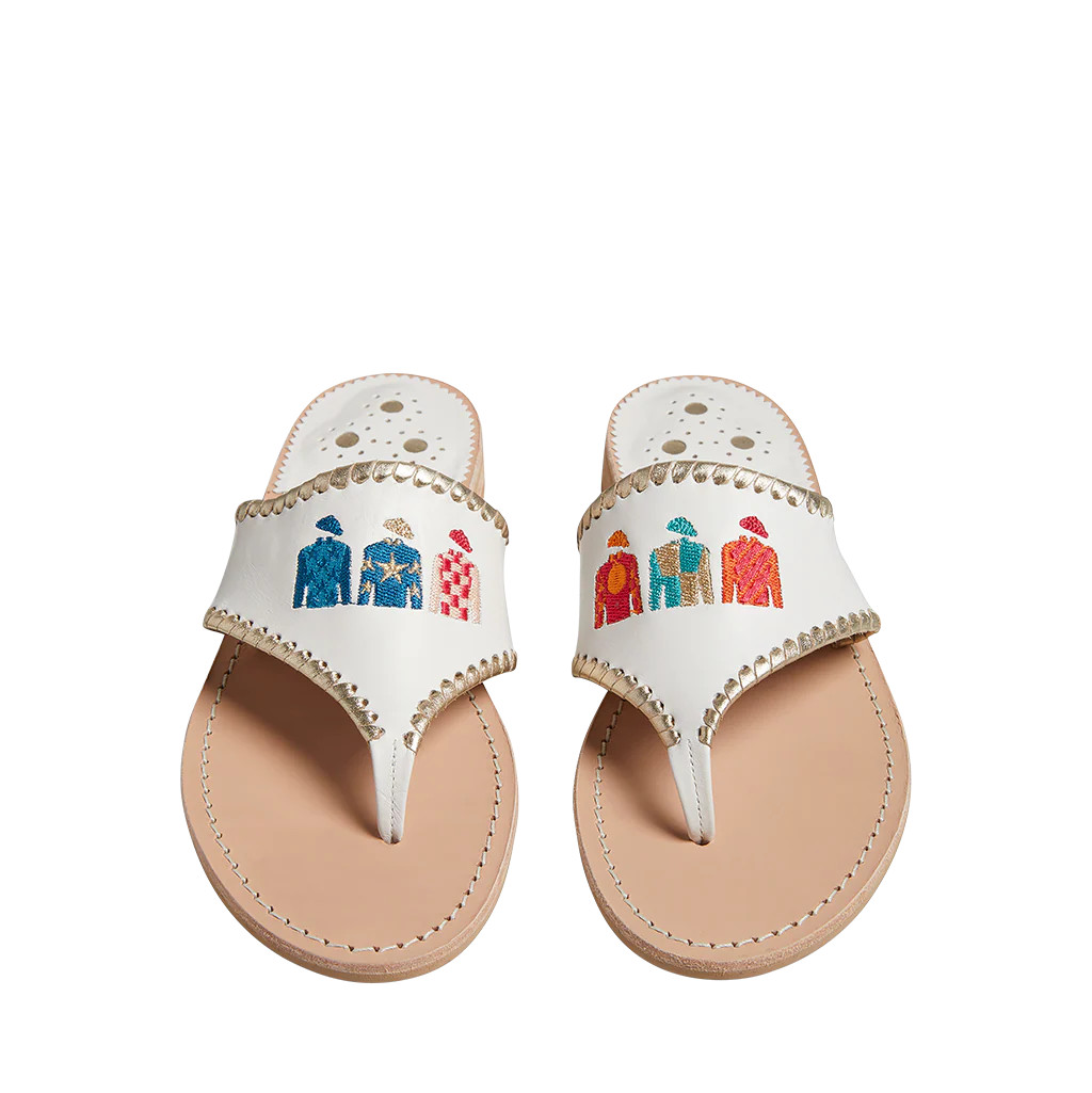 Derby Silks Embroidered Sandal | Jack Rogers