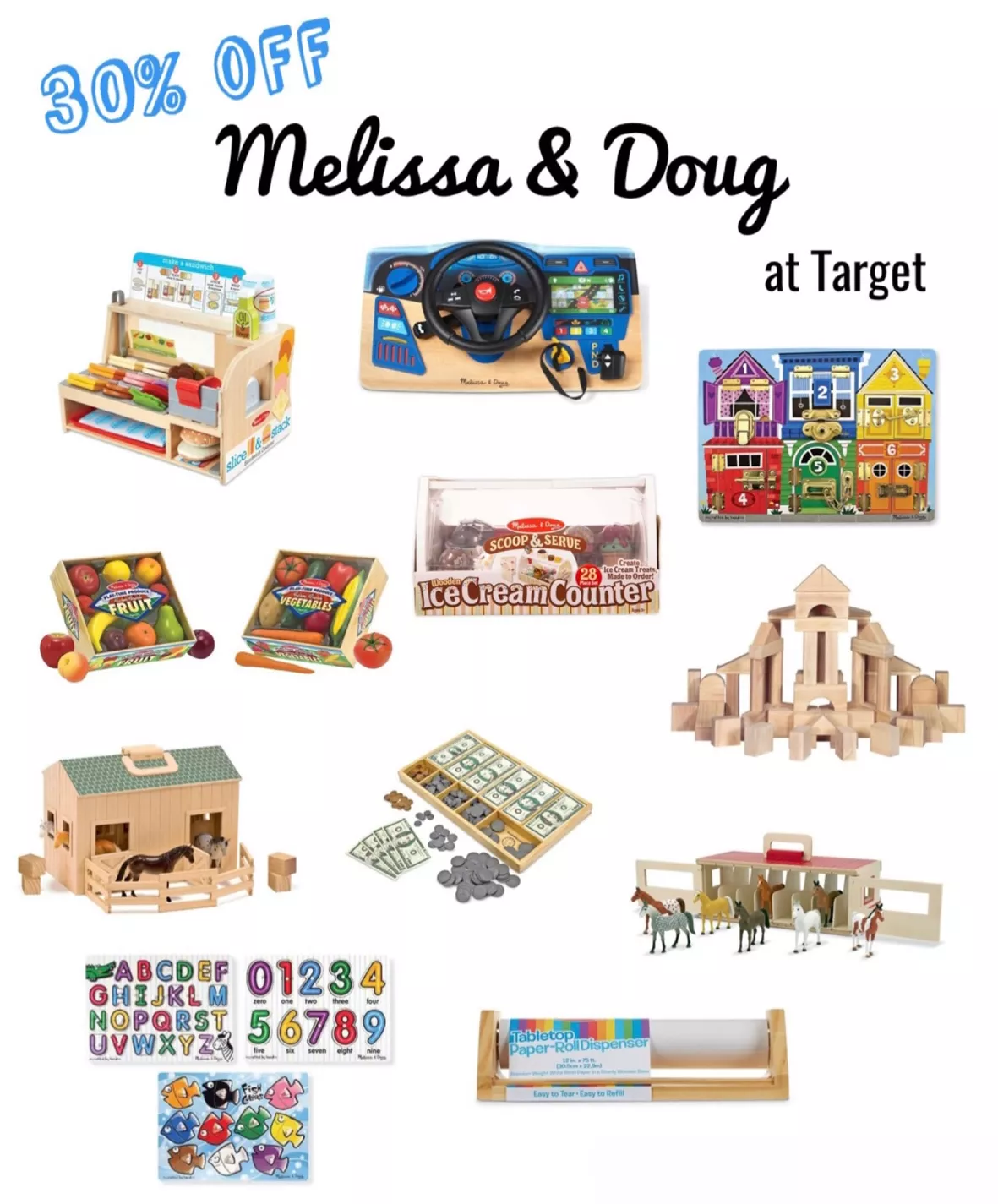 Melissa & Doug Slice & Stack Sandwich Counter : Target