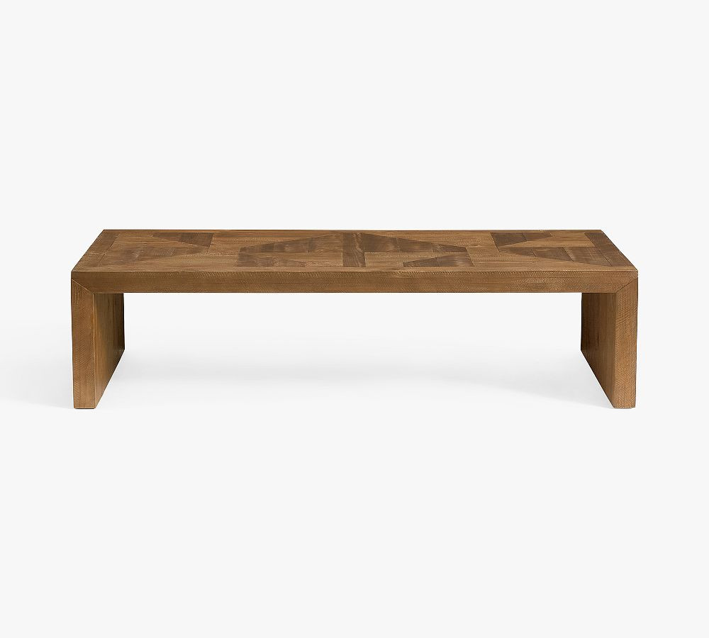 Reclaimed Parquet Console Table | Pottery Barn (US)