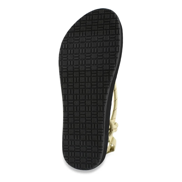 No Boundaries Women's Rope Thong Sandal | Walmart (US)