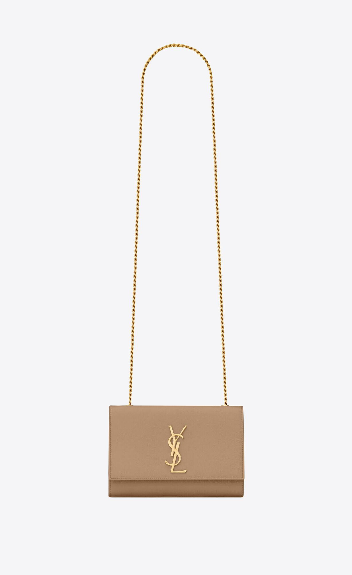 kate small chain bag in grain de poudre embossed leather | Saint Laurent Inc. (Global)