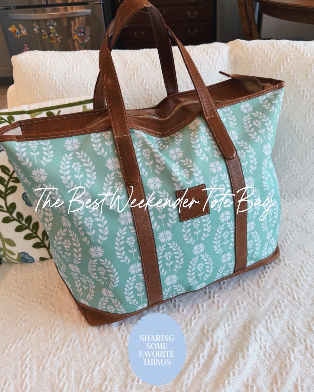 The weekender bag I will forever recommend 🙌🏼✨ currently on SALE for 20% OFF when you use code GRAD20 at checkout 🎉

If you’re looking for the perfect travel bag that’s equal parts functional + beautiful… this is it👏🏼

The quality is SO good — structured, durable, and made to actually hold up whether you’re packing for a girls trip, a quick overnight, hospital bag, or loading it up for a weekend with the fam!! 

What I love most:
✨ Fully customizable — pick your color, print, stripe, all the fun details
✨ Add your monogram to make it feel extra special
✨ Zipper closure across the top (so everything stays put 🙌🏼)
✨ Several interior pockets to keep shoes, toiletries, chargers, diapers, wipes, snacks etc — all organized and easy to find

It’s one of those pieces that feels elevated but still practical… and makes packing way more fun!! 

Trust me — once you have a weekender like this, you’ll never go back to a basic duffel again 🤍✈️🧳

#travel #traveling #weekend #weekender #tote #totebag #dufflebag #travelbag #weekendbag #giftguide #giftideasforher #gift #giftideas #easter #eastergift #mothersday #mothersdaygift #birthday #birthdaygift #graduation #gradgift #present #birthdaypresent #christmasgifts #christmas #holidays #christmaspresents #blockprint #holidaygifting #prettylittlethings #ltkholiday #ltkfinds #shopsmall #giftinspo #gifts #giftidea #classicstyle #preppy #preppystyle #grandmillenial #grandmillenialstyle #giftsforher 


#LTKmomlife #LTKSaleAlert #LTKTravel