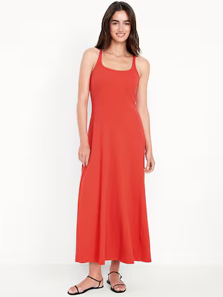 Sleeveless Ribbed Maxi Dress | Old Navy (US)