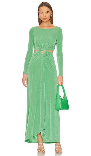 Cali Long Sleeve Dress in Sea Green | Revolve Clothing (Global)