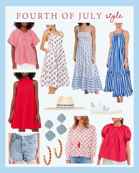 Fourth of July style guide! So many cute dresses, tops and shorts! 

#LTKSeasonal #LTKstyletip #LTKunder100