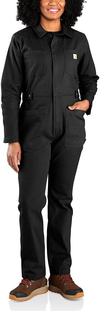 Carhartt Women's Rugged Flex Relaxed Fit Canvas Coverall | Amazon (US)