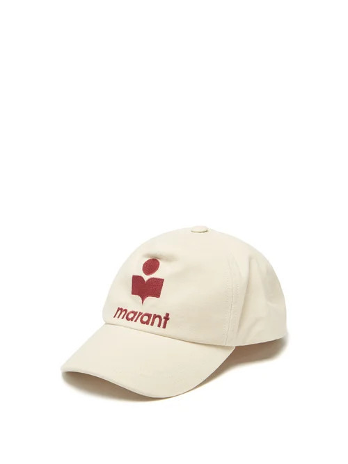 Isabel Marant - Tyron Logo-embroidered Canvas Baseball Cap - Womens - Cream | Matches (US)
