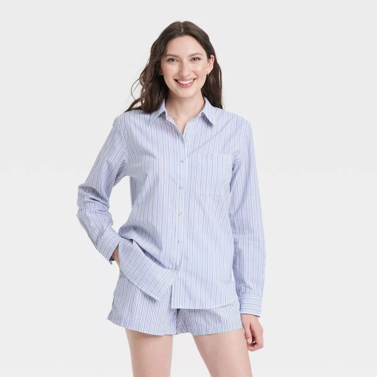 Women's Long Sleeve Collared Button-Down Shirt - Universal Thread™ | Target
