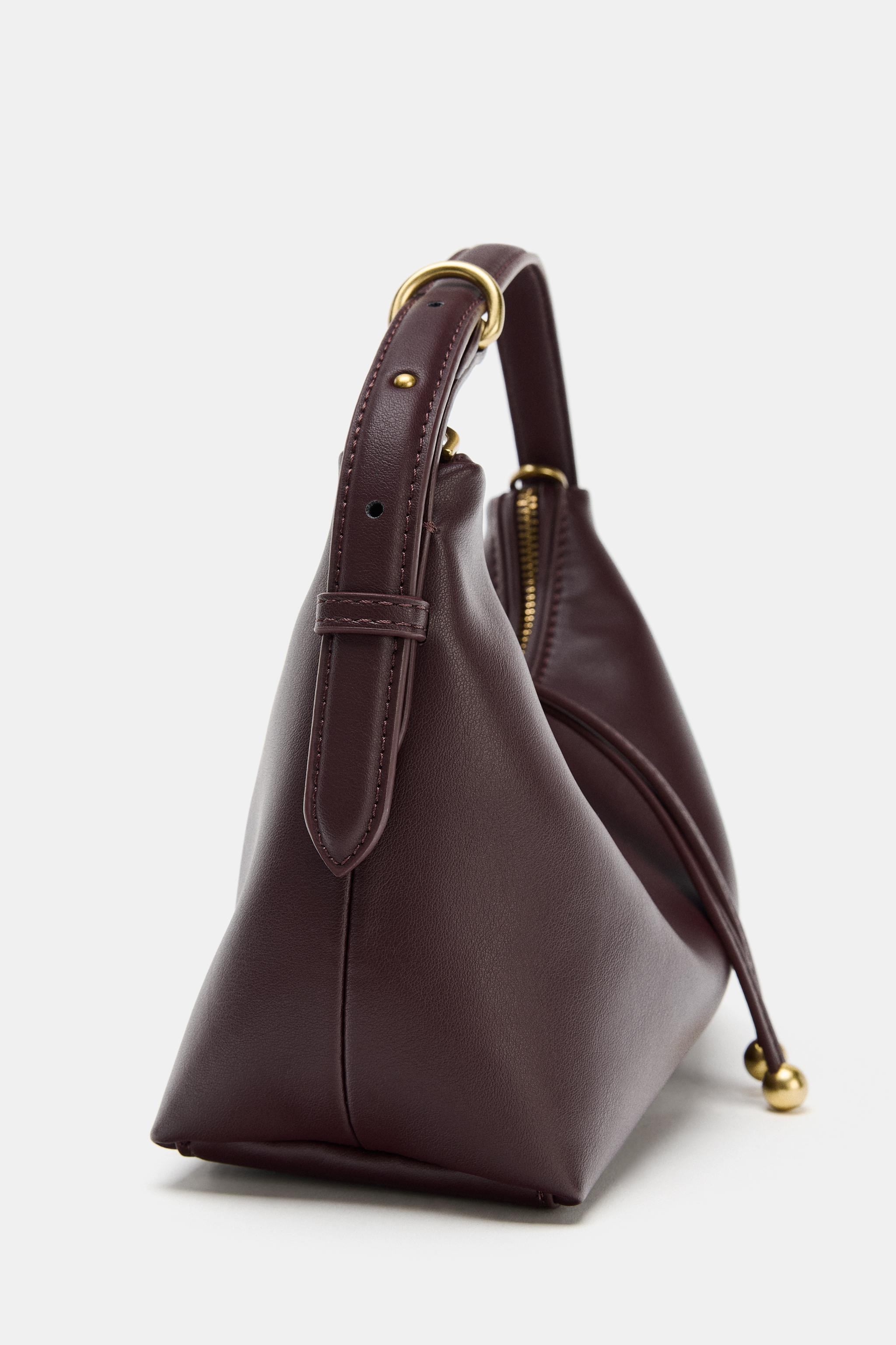 MINI BUCKET BAG WITH BEAD DETAIL | Zara US