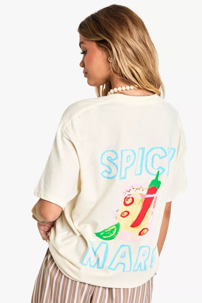 Spicy Marg Oversized T-shirt | Boohoo.com (UK & IE)